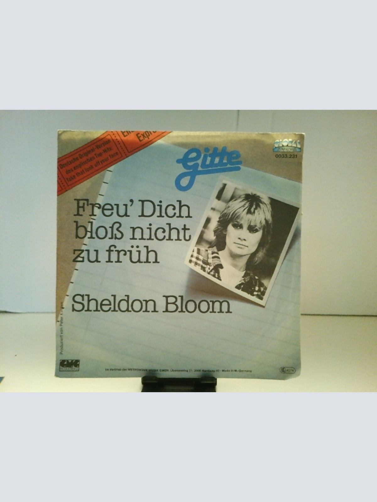 SINGLE / Gitte* – Freu' Dich Bloß Nicht Zu Früh / Sheldon Bloom
