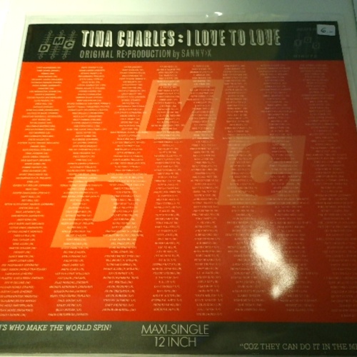 LP MAXI / Tina Charles – I Love To Love