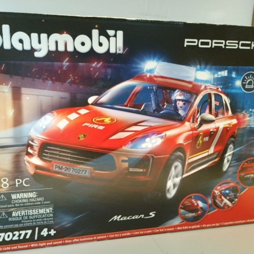 Playmobil 70277 Porsche Macan S Pompier Set