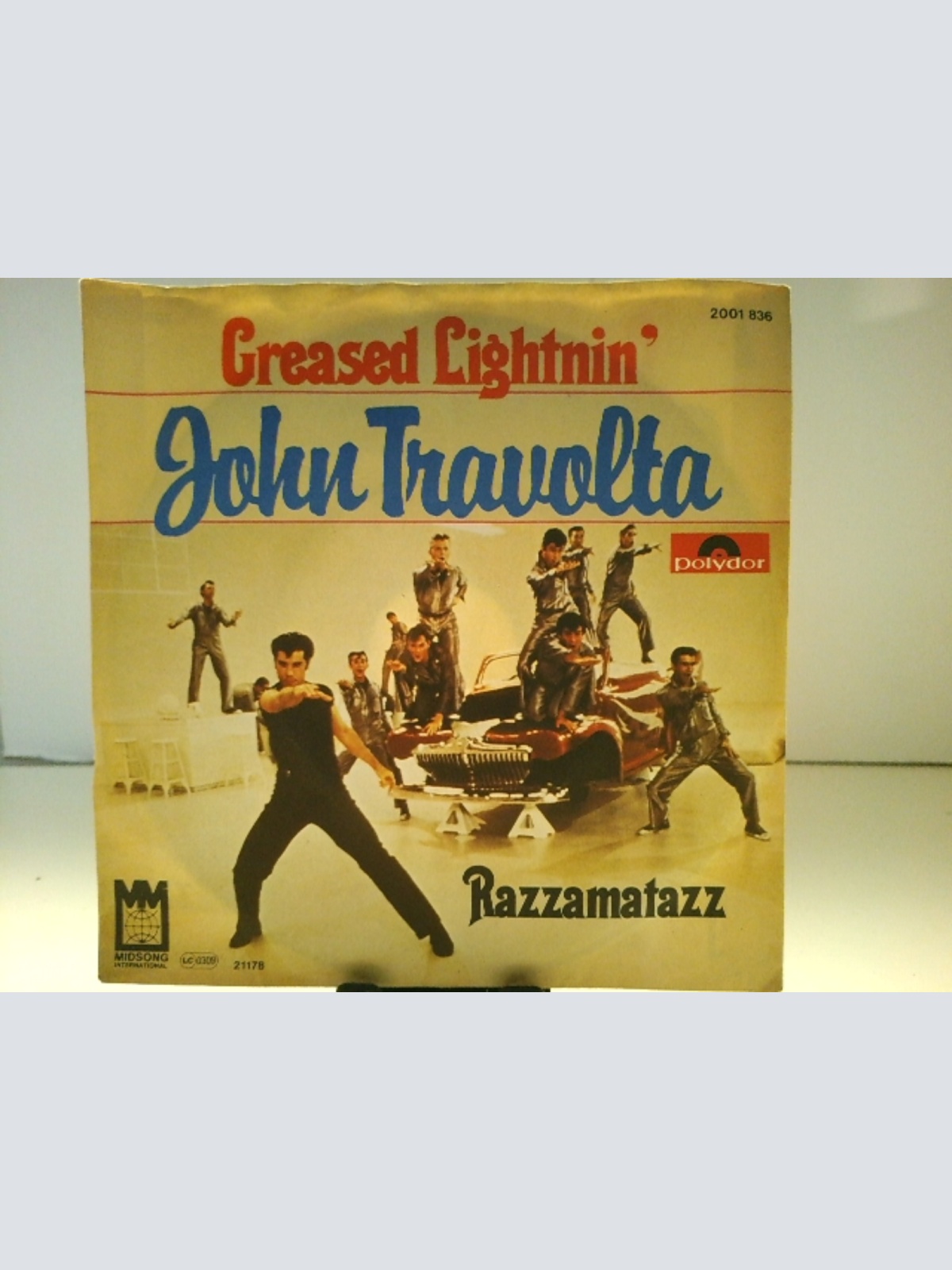 SINGLE / John Travolta – Greased Lightnin'