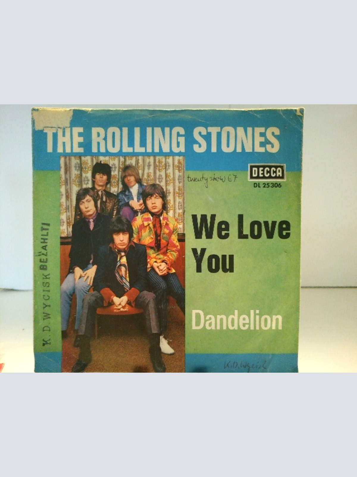 SINGLE / The Rolling Stones – We Love You / Dandelion