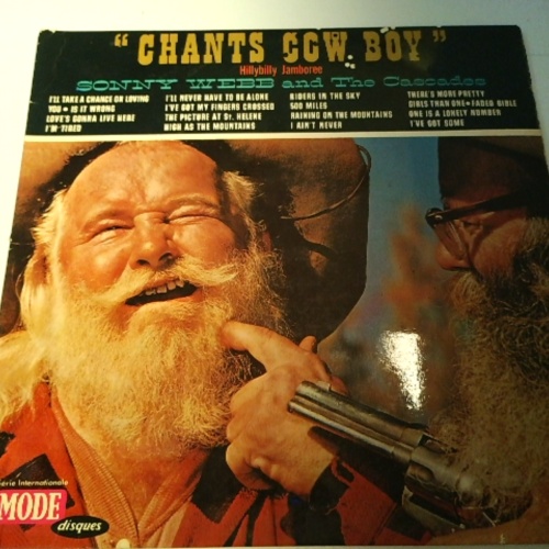 LP / Sonny Webb And The Cascades – " Chants Cow Boy " Hillybilly Jamboree