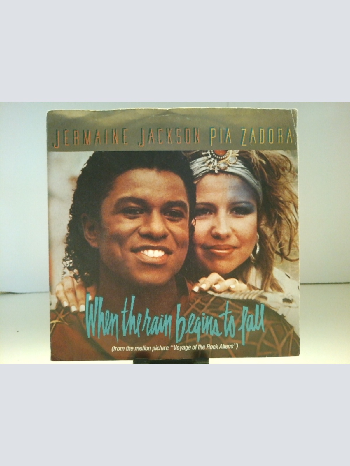 SINGLE / Jermaine Jackson, Pia Zadora – When The Rain Begins To Fall
