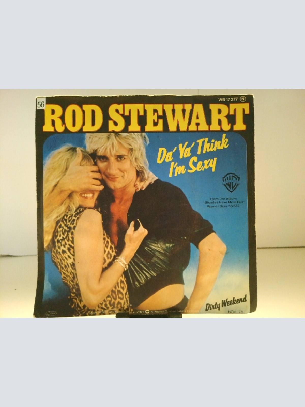 SINGLE / Rod Stewart – Da' Ya' Think I'm Sexy
