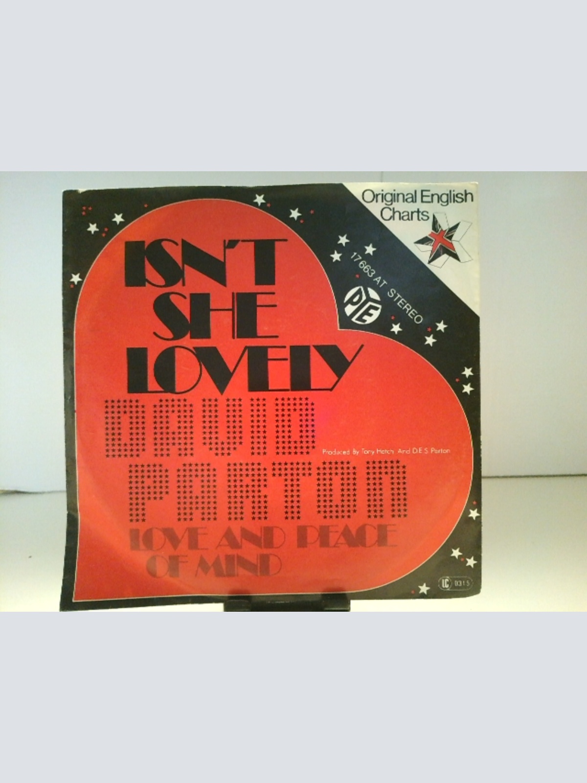SINGLE / David Parton – Isn't She Lovely