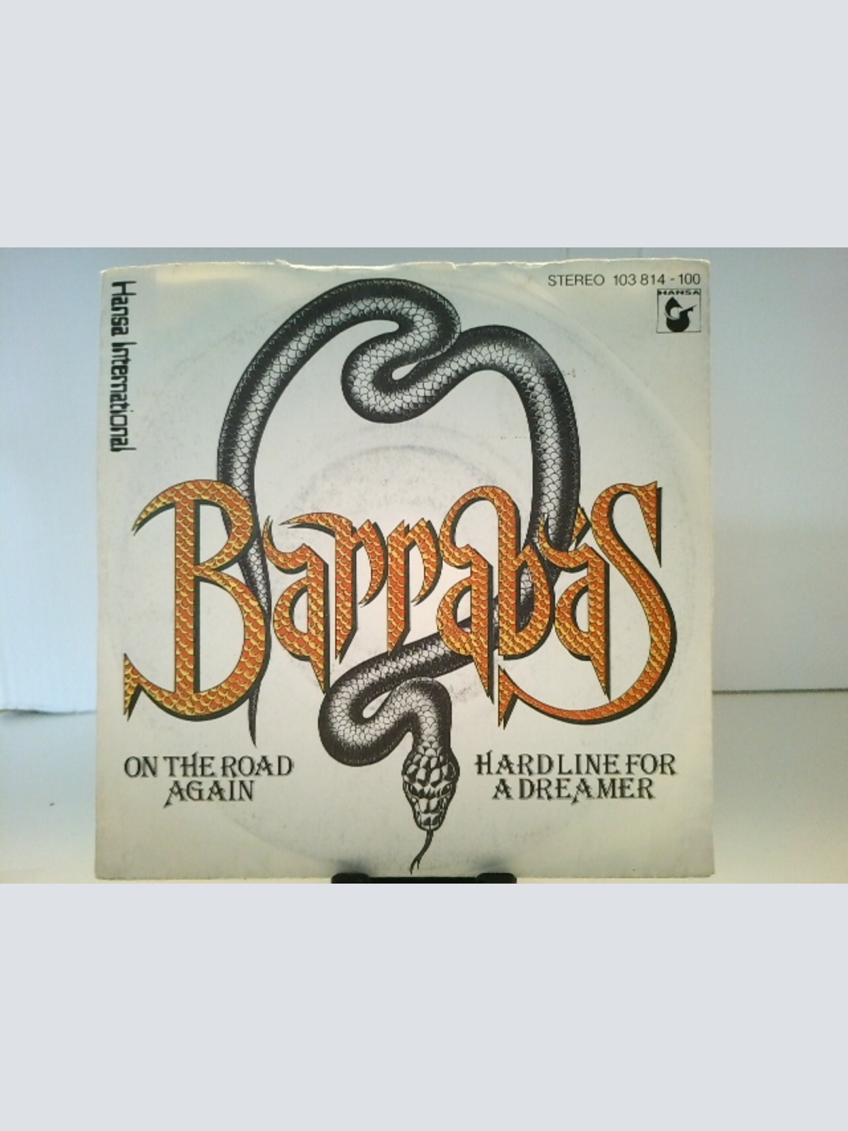 SINGLE / Barrabas – On The Road Again / Hard Line For A Dreamer