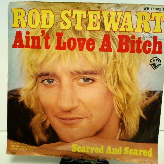 SINGLE / Rod Stewart – Ain't Love A Bitch
