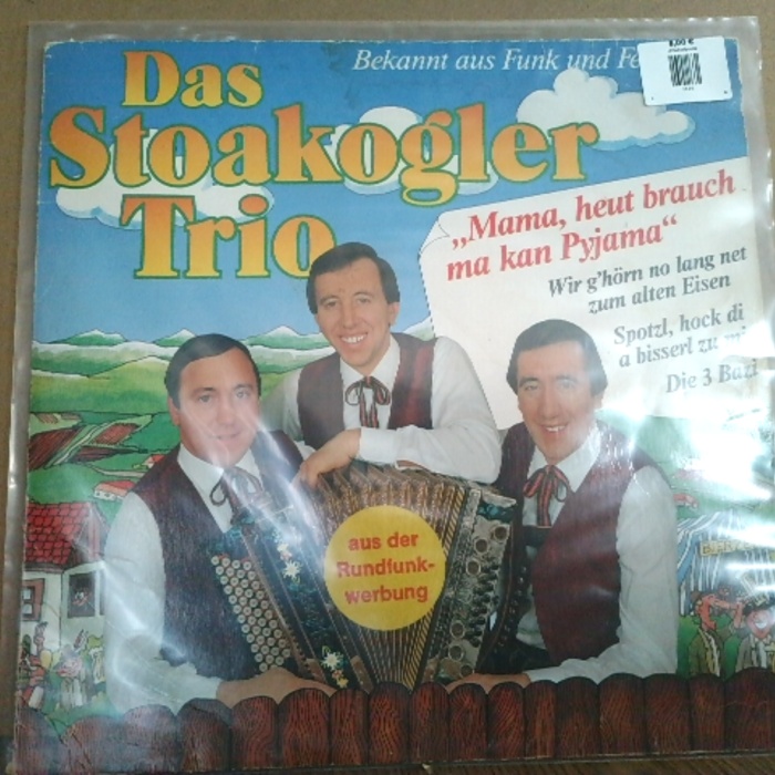 LP / Das Stoakogler Trio* – Mama, Heut Brauch Ma Kan Pyjama