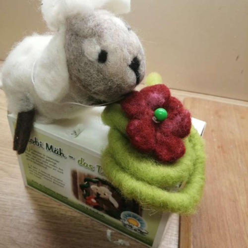 Mobi Mäh - Das Deko Schaf NEU!!    100% Schafwolle