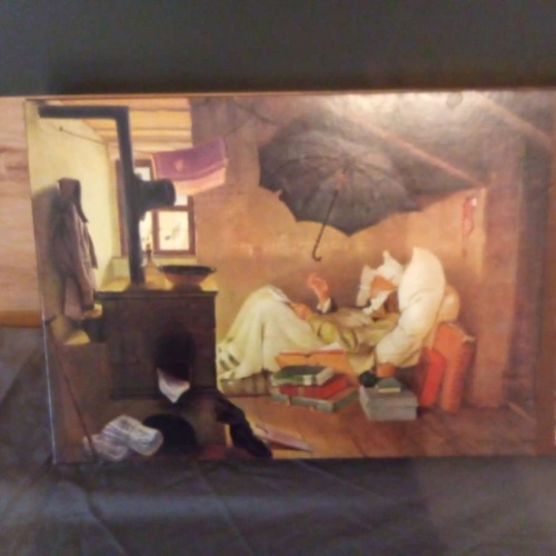 Sehr schönes Puzzle von CAK abzugeben, Der arme Poet 500 Teile.