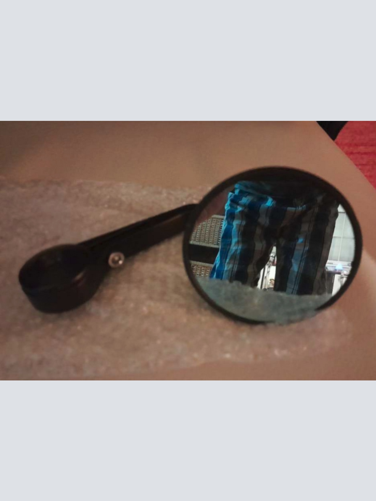 Lenkerenden-Spiegel schwarz