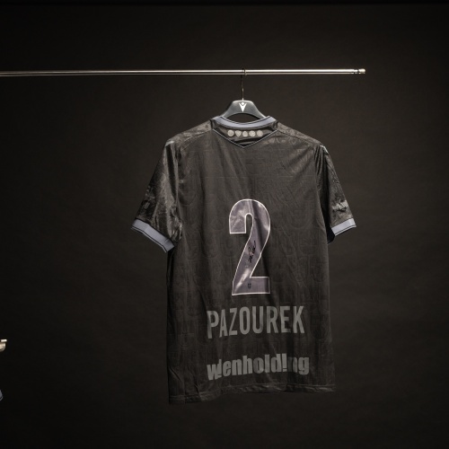 Austria Wien Matchworn Bezirkstrikot PAZOUREK