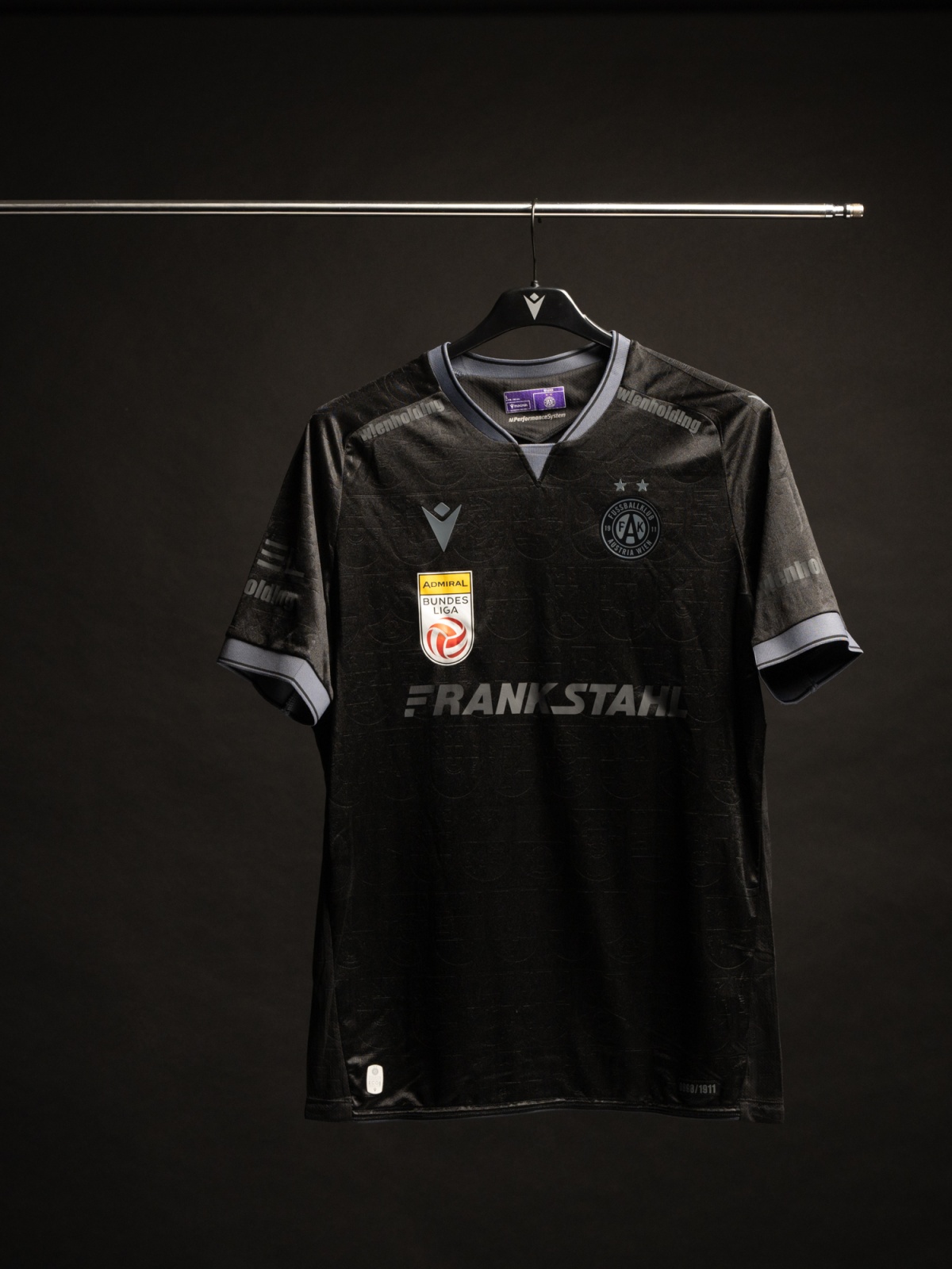 Austria Wien Matchworn Bezirkstrikot PAZOUREK