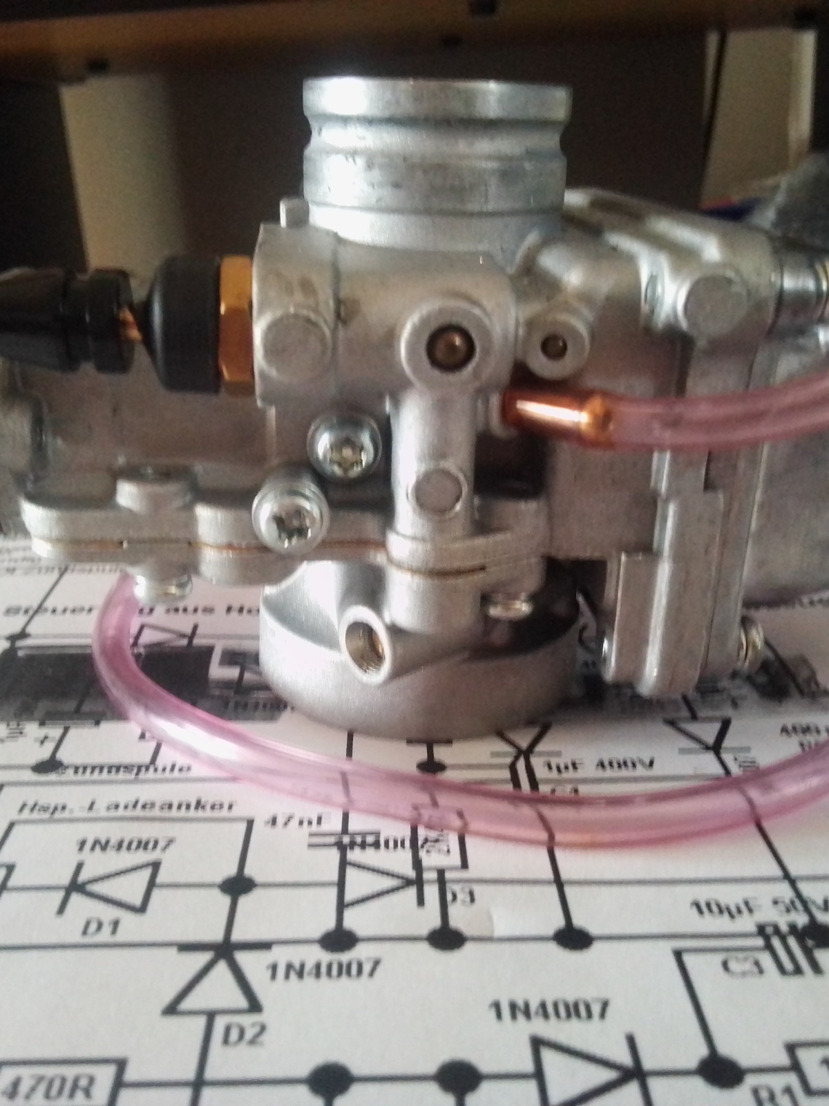 Flachschieber Vergaser 20mm