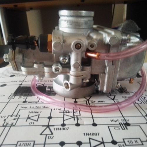 Flachschieber Vergaser 20mm