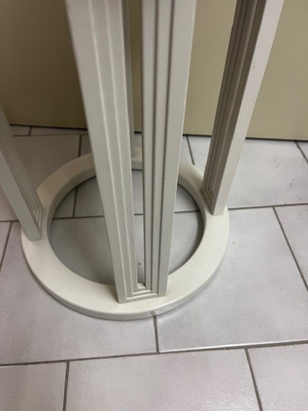 Hocker rund /weiß (51)