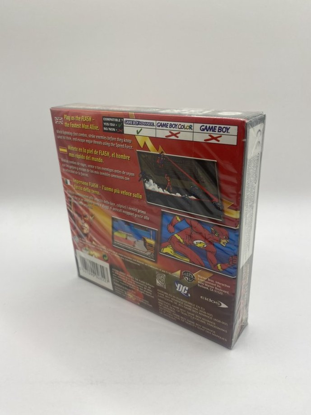 Nintendo Gameboy Advance Spiel The Flash Justice League Heroes - NEU SEALED