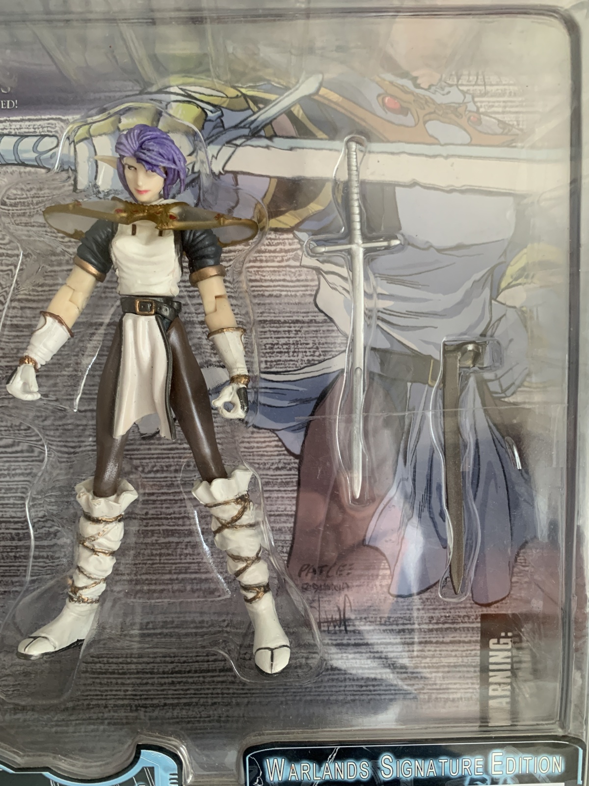 DREAMWAVE - Item#95004-S (Asst.#95100)SIGNED by PAT LEE Limited-Warlands Royal Armor Ellessa Vintage 2000