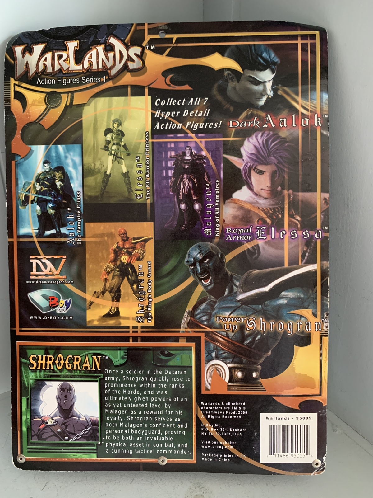 Dreamwave Prod. 2000 - Series 1 - Sealed - Item: 95005 Limited - Action figure SHROGRAN - 1990-2000 - Noord Amerika