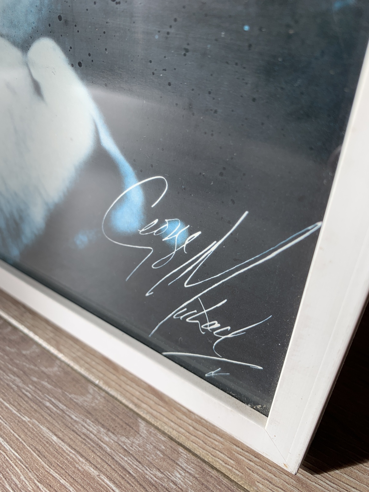 George Michael - Gesigneerd - Vintage Foto/Poster