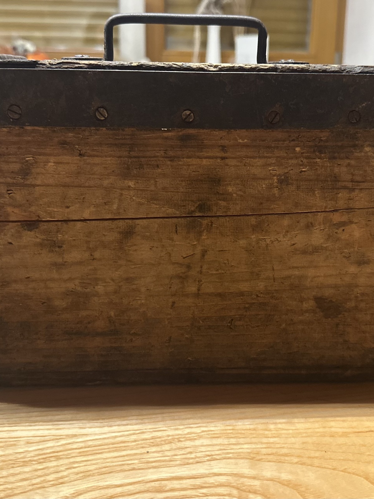 Munitionskiste groß vom 1. Weltkrieg