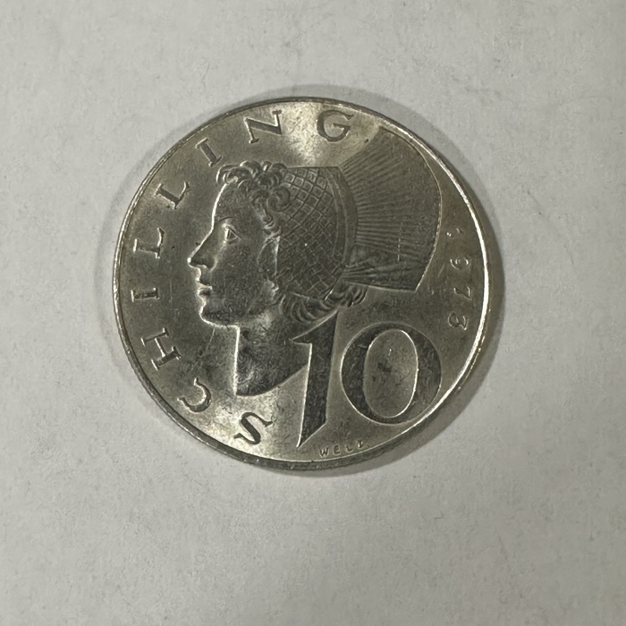 10 Schilling Münze Silber