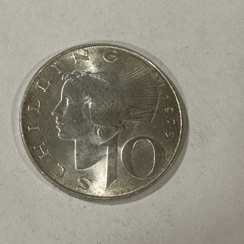 10 Schilling Münze Silber