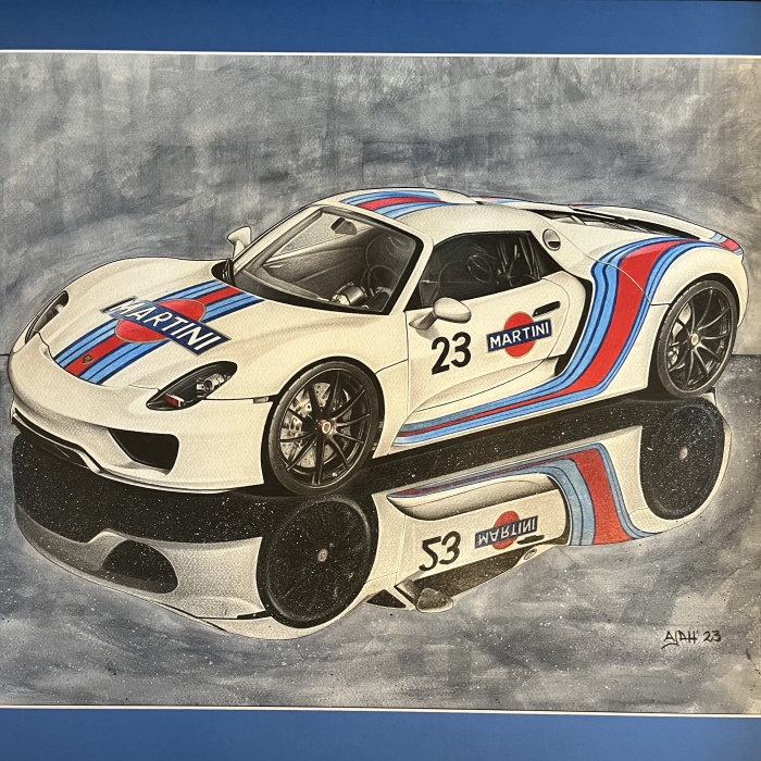 Porsche 918 Spyder (Martini Racing) von Car-Art - ALDAZORO