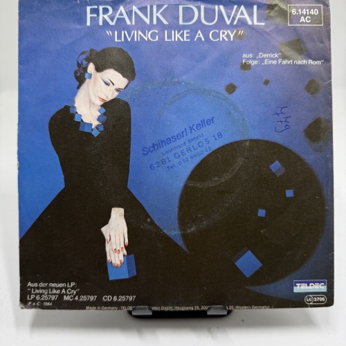 Single / Frank Duval – Living Like A Cry