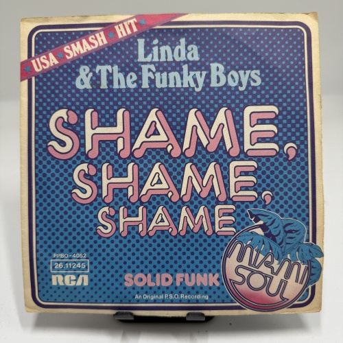 Single / Linda & The Funky Family – Shame, Shame, Shame