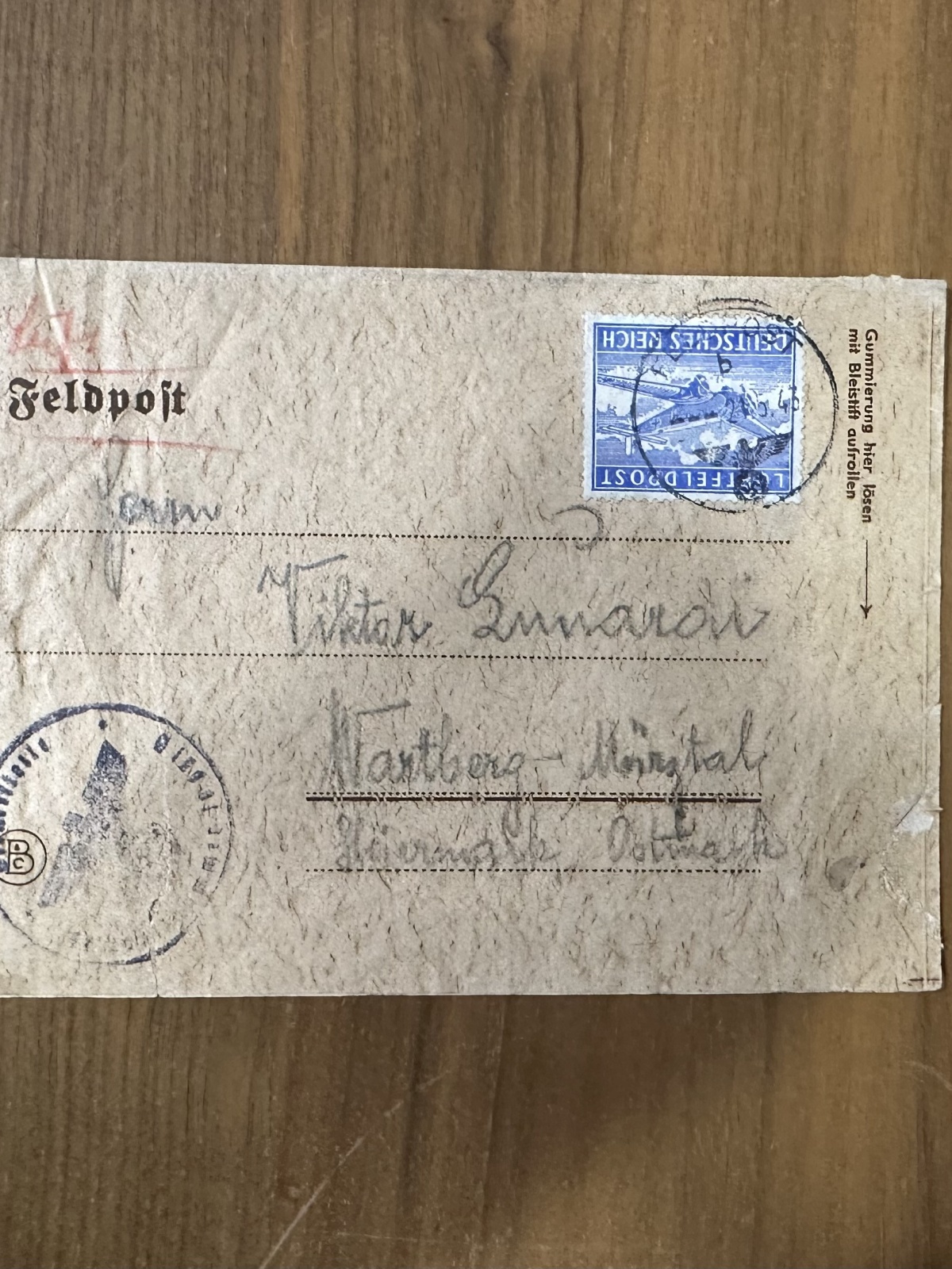 Feldpost-Brief von 1943