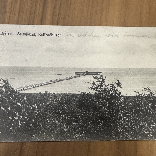 AK Kallbadhuset in Bjärreds Saltsjöbad Schweden um 1900