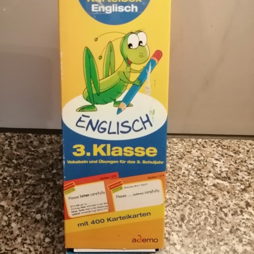 Englisch Vokabel Karteibox