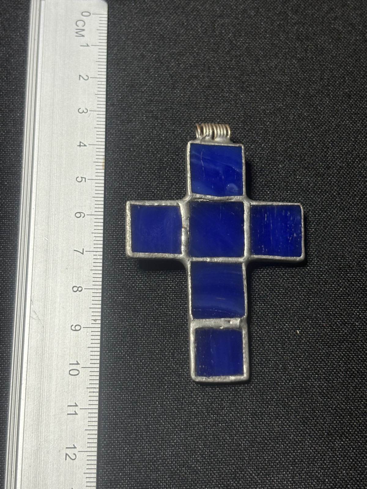 Antik Catholic Kreuz mit Steine