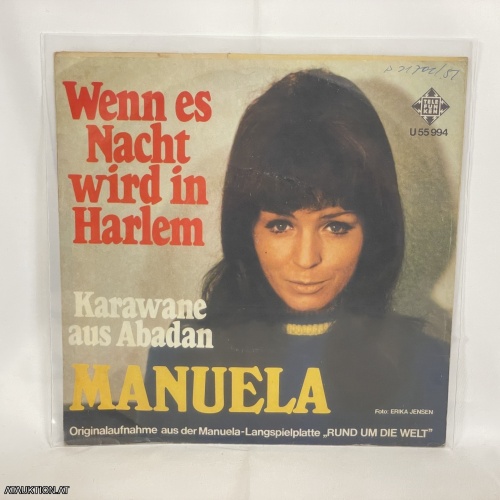 SINGLE / Manuela – Karawane Aus Abadan / Wenn Es Nacht Wird In Harlem