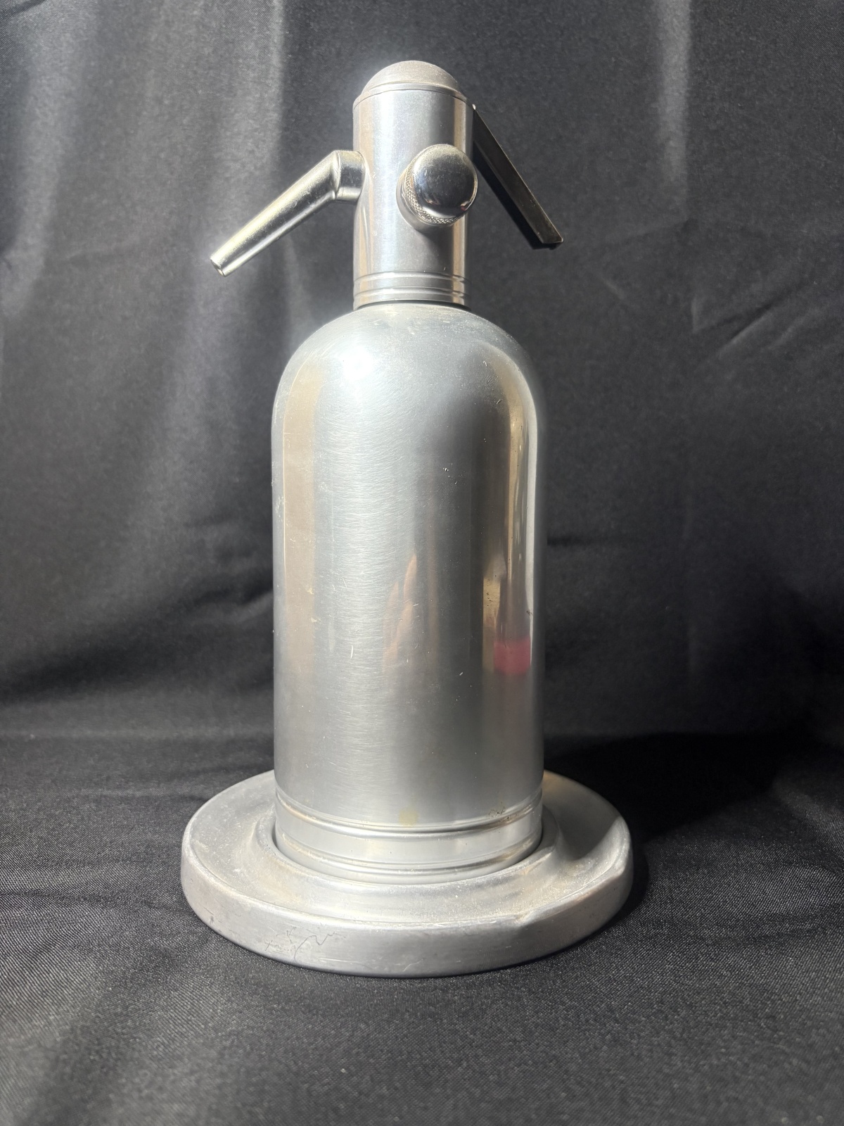 Vintage Siphon aus italienischem Edelstahl