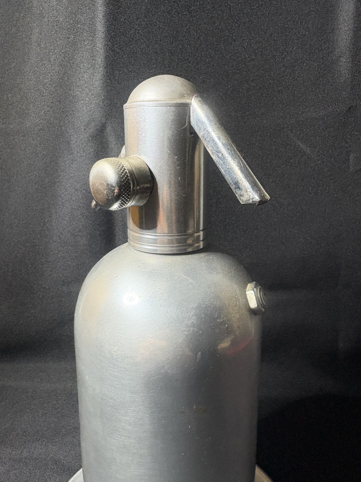 Vintage Siphon aus italienischem Edelstahl