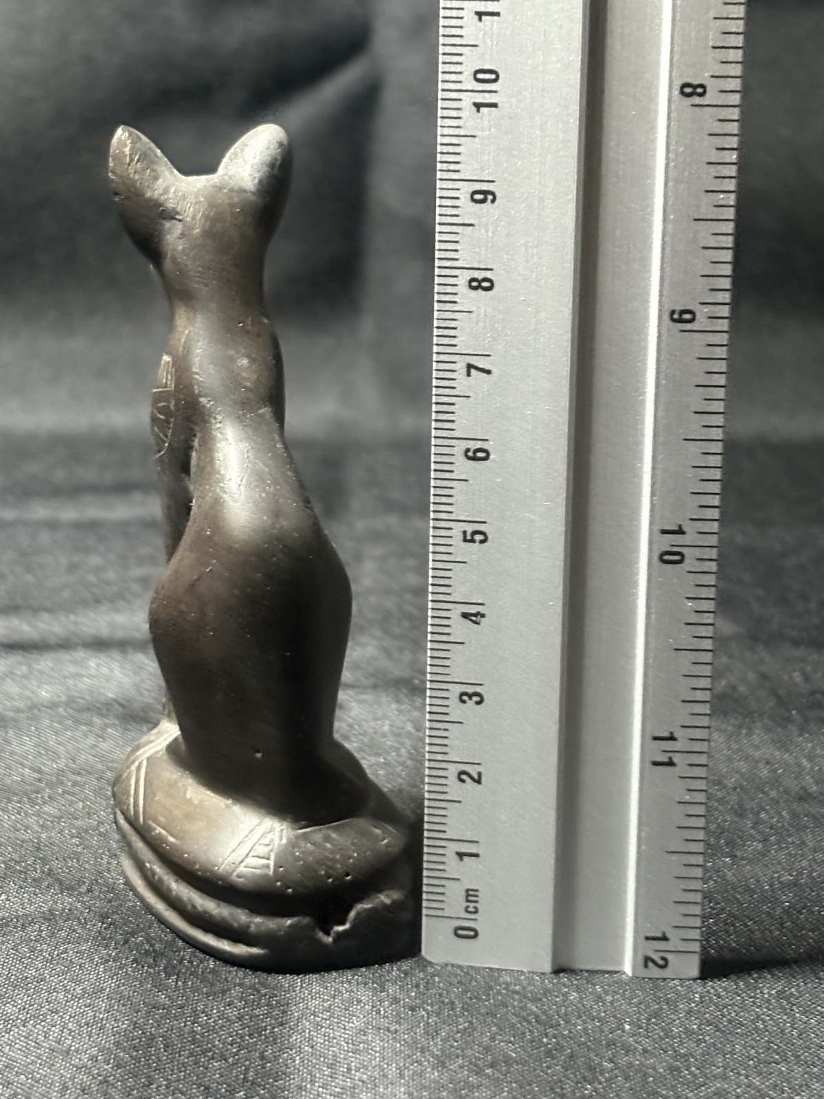 Vintage sitzende Katzenfigur, Ägypten