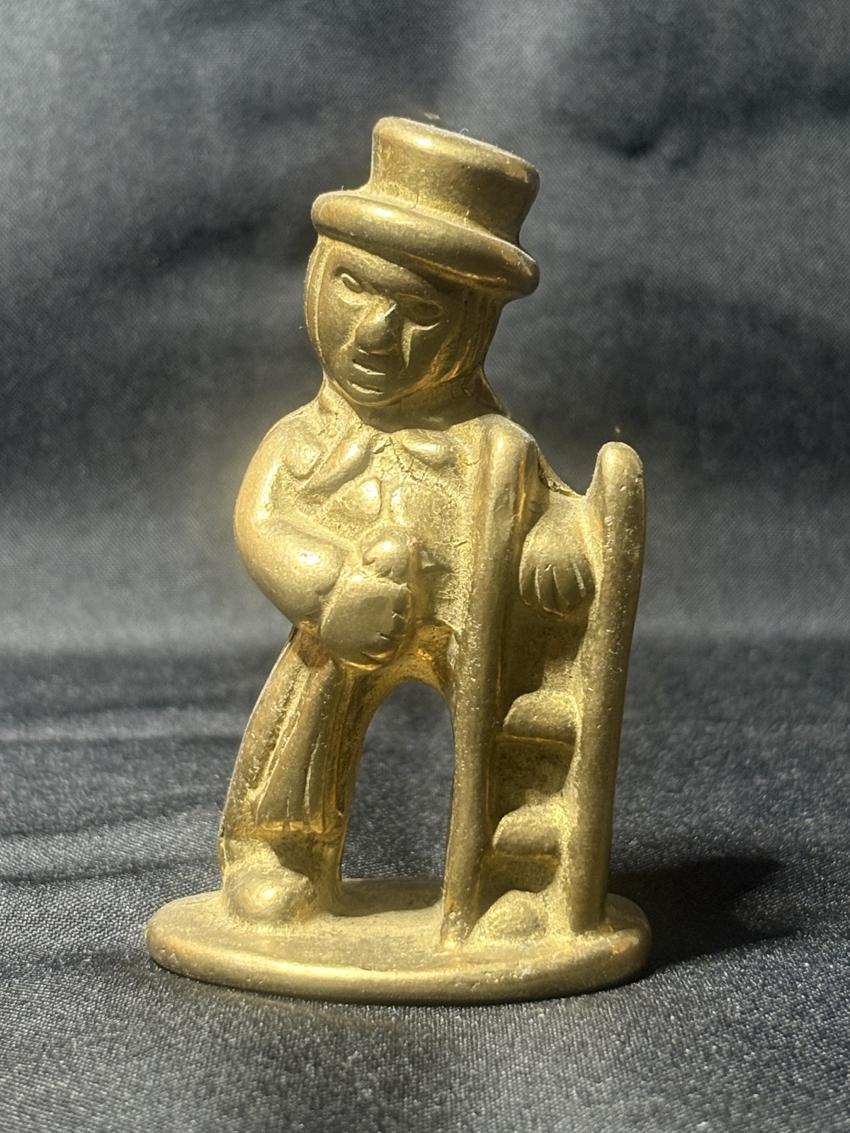 Antik Bronzestatue eines Schornsteinfegers Österreich