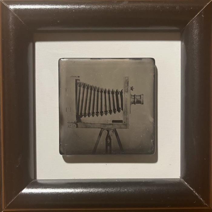 Plattenkamera  - Foto auf Glasplatte