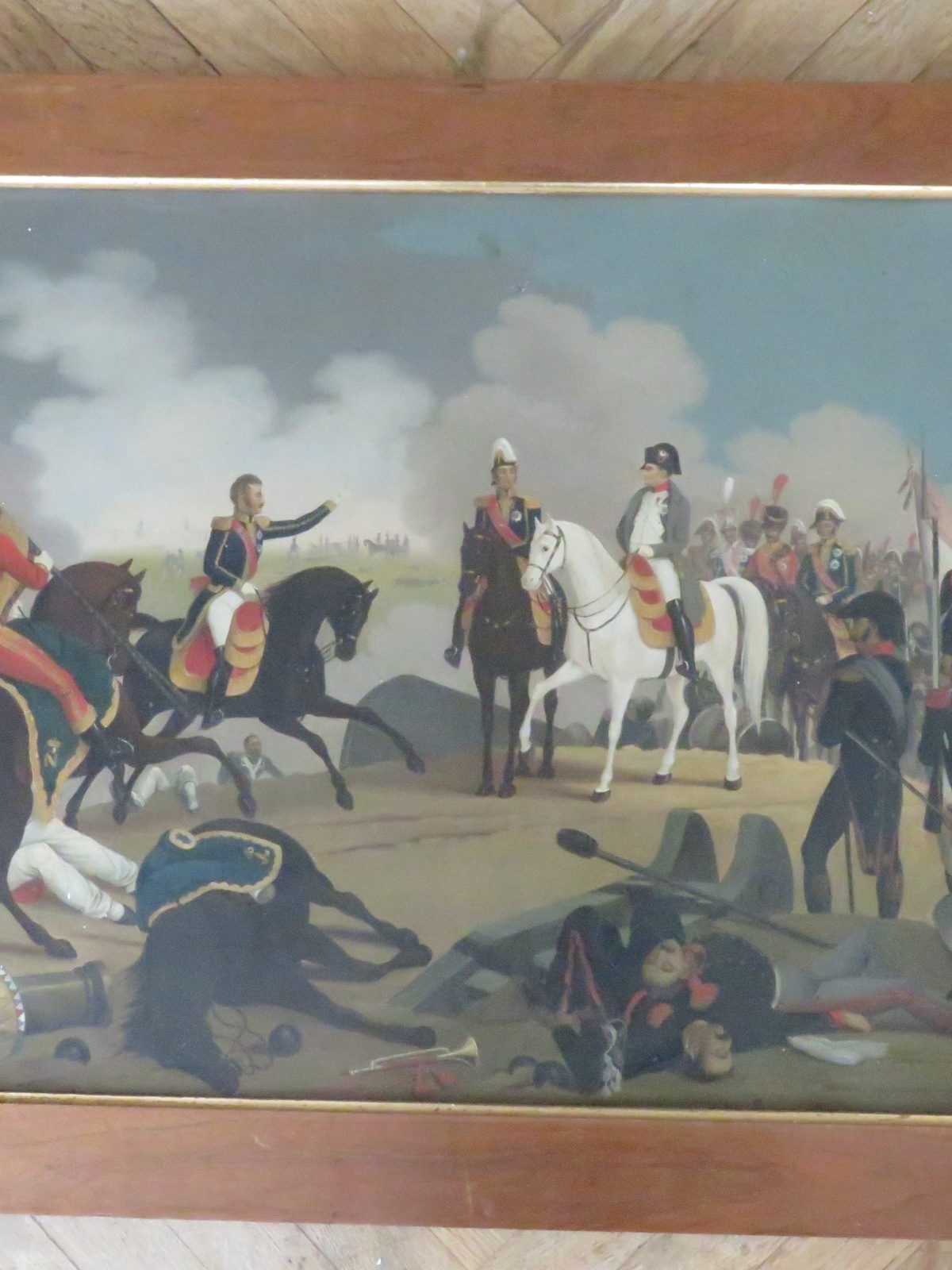 Napoleon bei der Schlacht