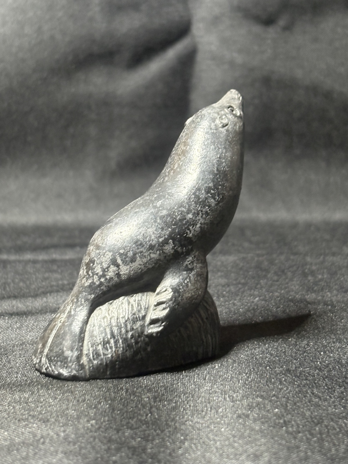 Antik Steinfigur eines Seelöwen