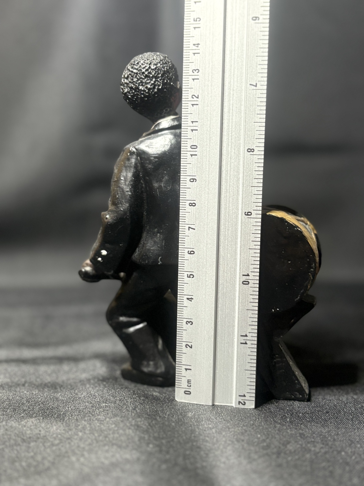 Antik Schlagzeugerfigur