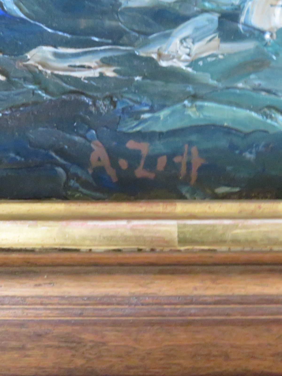 Ölgemälde Küstenlandschaft