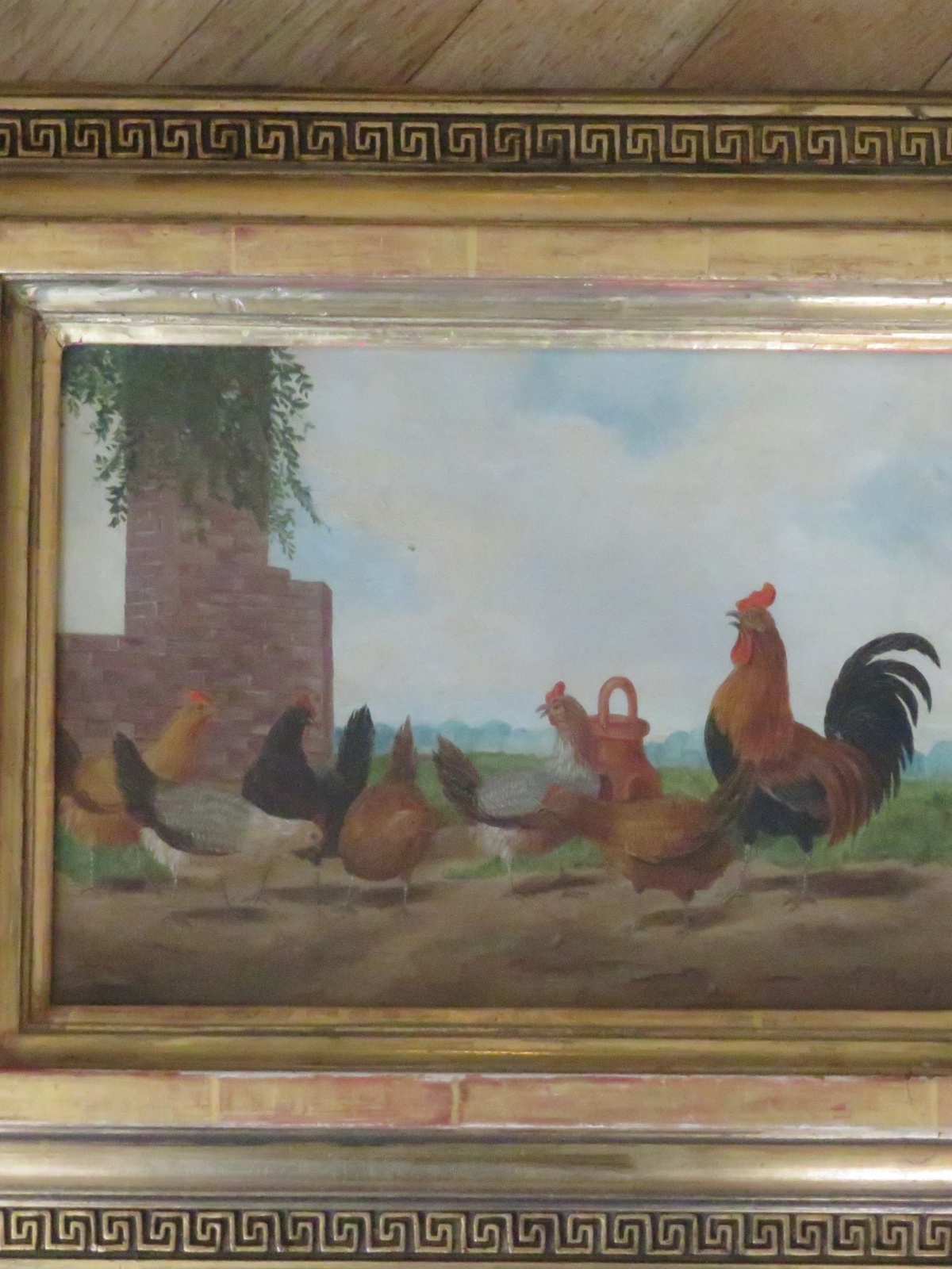 Hühnerbild im klassischen Stil