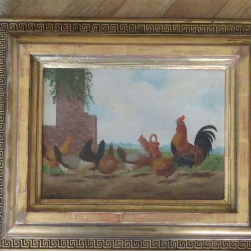 Hühnerbild im klassischen Stil