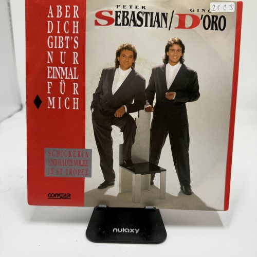 Single / Peter Sebastian / Gino D'Oro – Aber Dich Gibt's Nur Einmal Für Mich
