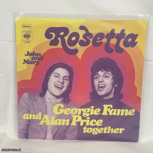 SINGLE / Georgie Fame And Alan Price – Rosetta