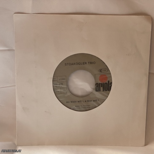 SINGLE / Stoakogler Trio – An Wein Will I, A Bier Will I