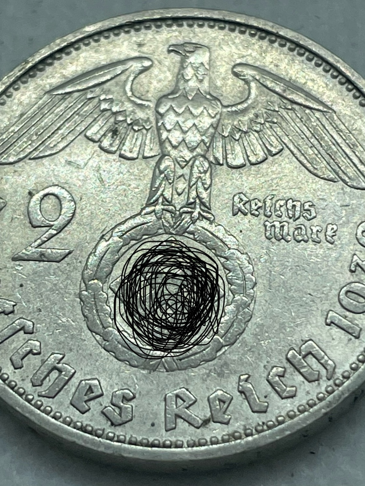 2 Reichsmark-Münze 1939